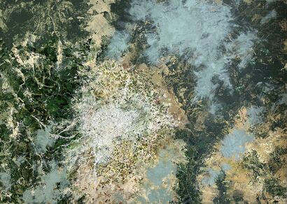 White City – Toxic Clouds - a Paintings Artwork by Vahagn Bagoyan